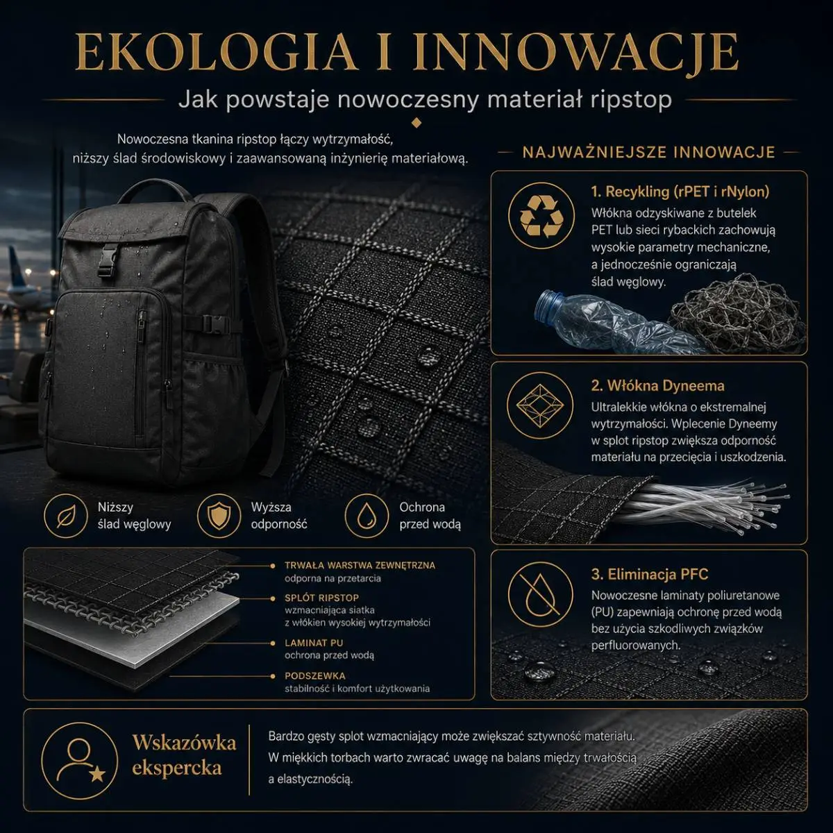 Ekologia i innowacje czyli jak powstaje nowoczesny materiał ripstop