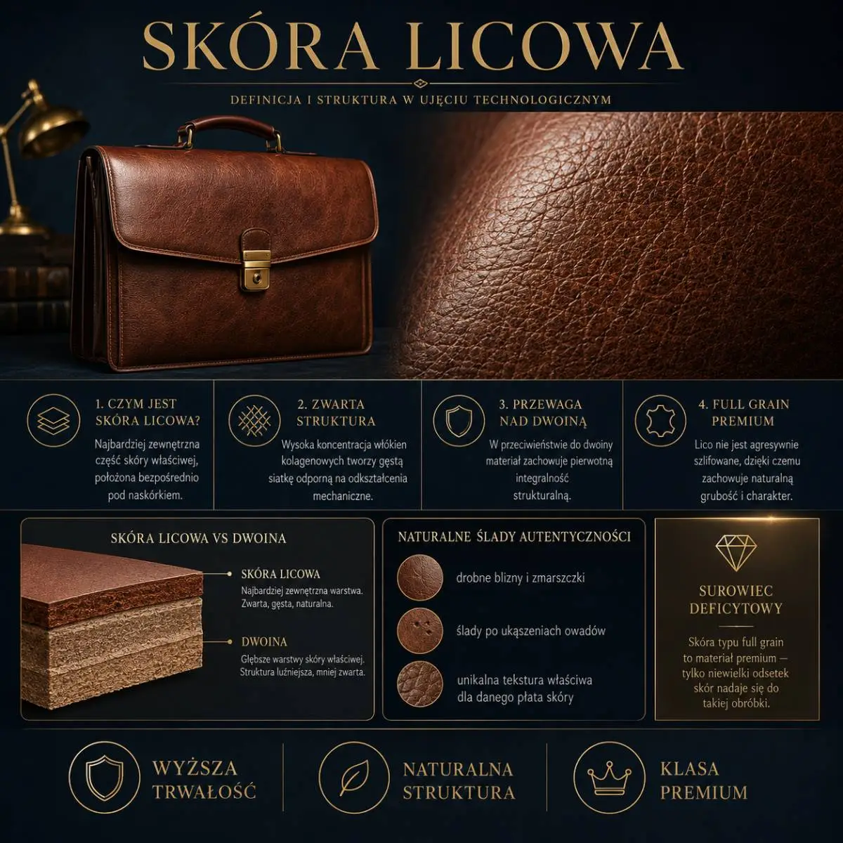 Definicja i struktura czyli co to jest skóra licowa w ujęciu technologicznym