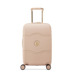 Walizka podróżna z poliwęglanu unisex Delsey CHATELET AIR 2.0 kabinowa beżoworóżowa