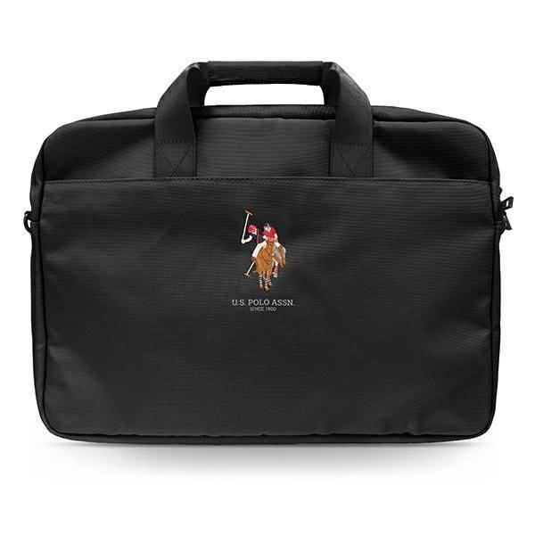 Torba na laptopa z nylonu unisex US Polo Assn Computer Bag na ramię czarna - cecha produktu
