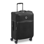 Walizka podróżna materiałowa unisex Delsey Brochant 2.0 średnia 67 cm czarna