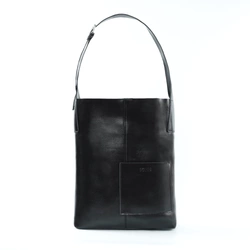 Torba damska shopper bag czarna torebka - FL29 ELVORIA BL