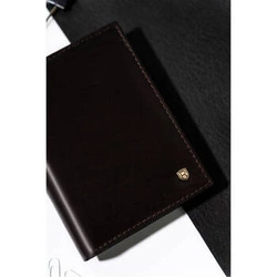 Skórzany portfel męski brązowy z portmonetką na suwak - Rovicky N575-RVT