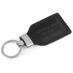 Brelok ze skóry naturalnej unisex B3 z grawerem personalizowany czarny