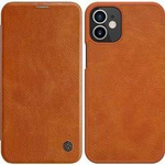 Etui Apple iPhone 12 Mini (Brown) Nillkin Qin Leather Case