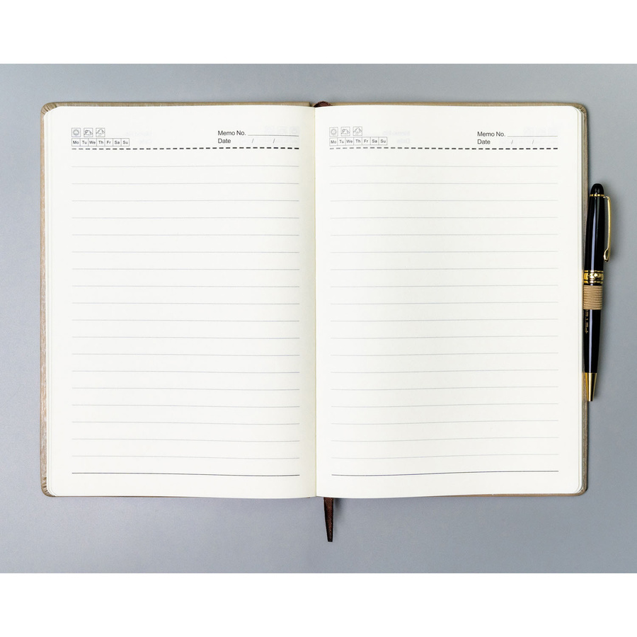 Otwarty beżowy notes Peterson NOT-6-LN-Q2 w linie