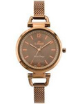 ZEGAREK DAMSKI NA BRANSOLECIE CASUAL G. ROSSI - LESTI - 3652B (zg772g) - copper + BOX