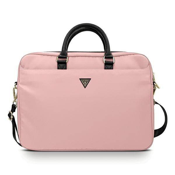Torba nylonowa damska Guess GUCB15NTMLLP na laptopa 16 A4 różowa - cecha produktu