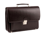 Teczka ze skóry ekologicznej męska Tizano T09 aktówka czekoladowa