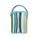 Torba termiczna z neoprenu unisex BUILT Bottle Buddy podwójna kolorowa niebieska