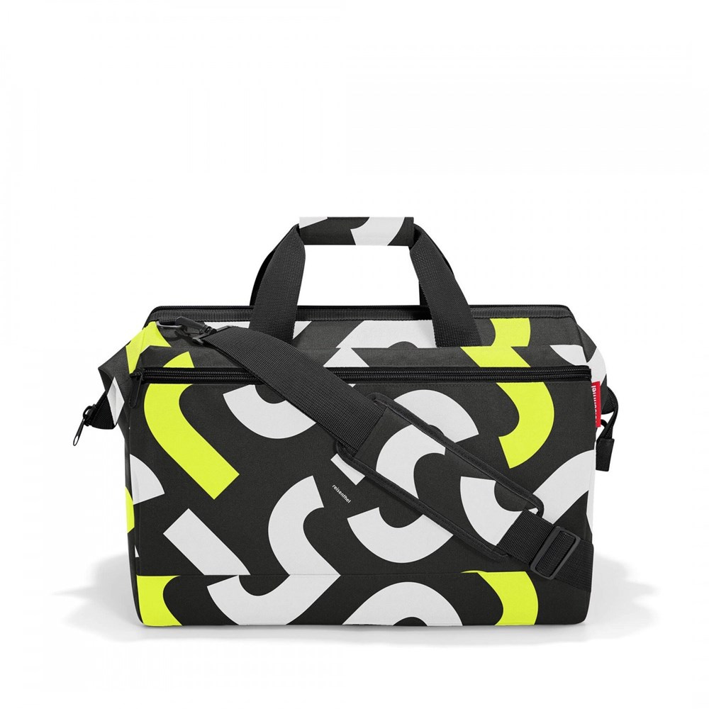 Torba z materiału unisex Reisenthel RMK2029 L podróżna kolorowa żółta - ergonomiczny kształt i uchwyty