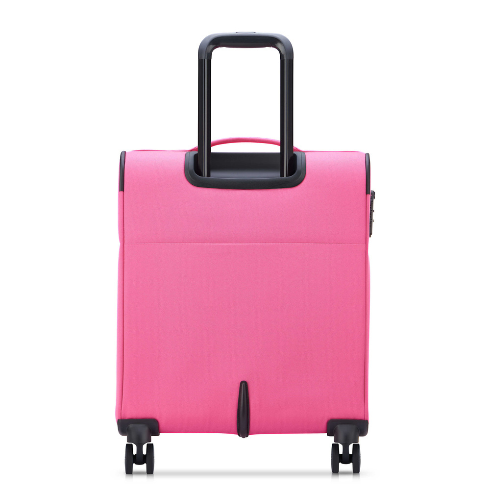 Walizka kabinowa materiałowa unisex Delsey Benetton BE mała 55 cm różowa - cecha produktu