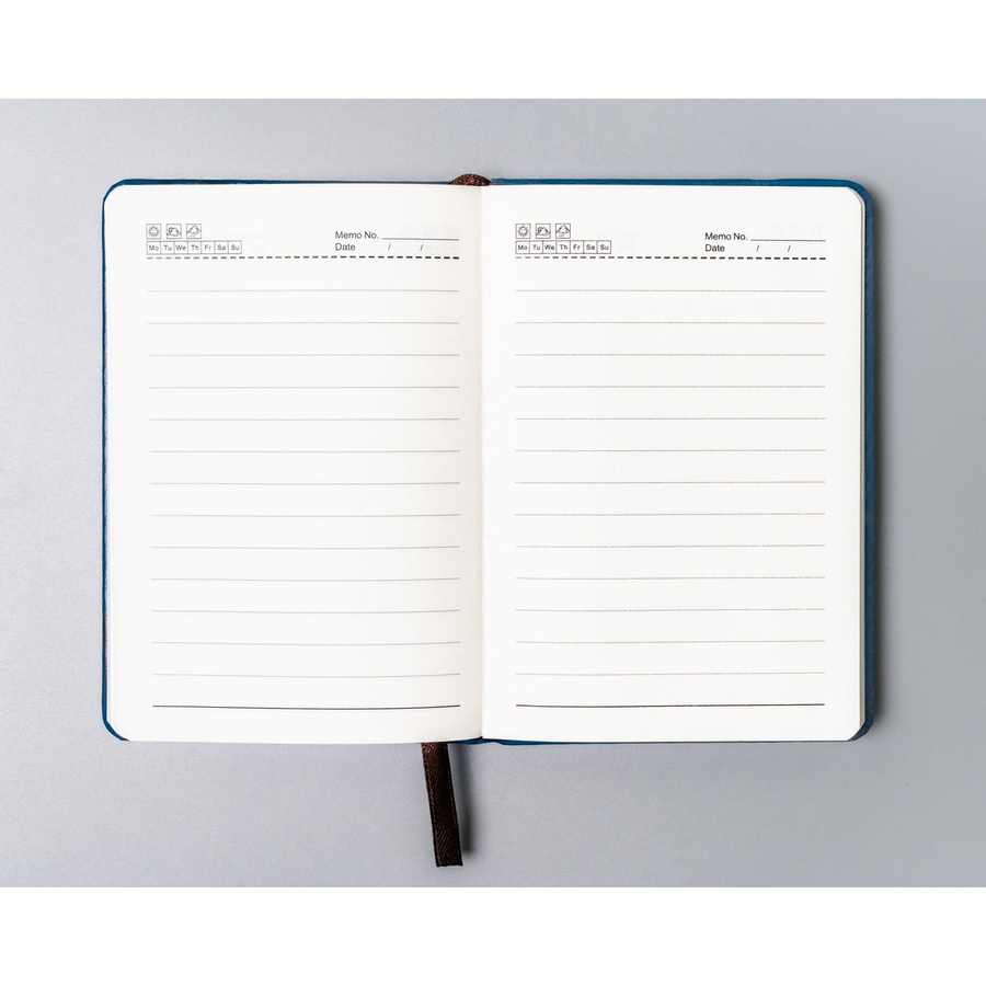 Otwarty niebieski notes Peterson NOT-6-LN-54 w linie