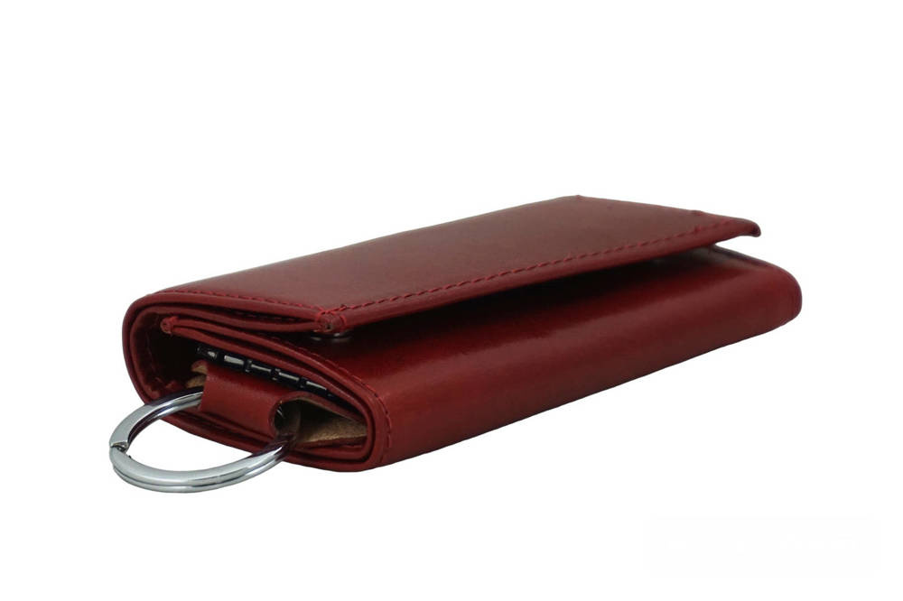 Etui na klucze skórzane unisex Barberini's 7023-13 małe czerwone - cecha produktu