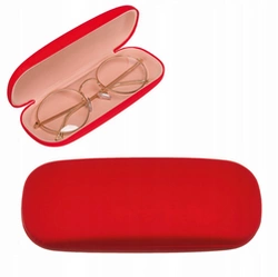 Eleganckie etui na okulary czerwone - 4U Cavaldi R-1401