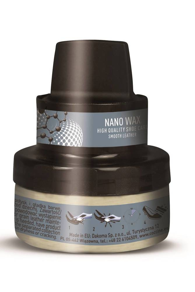 Krem do skóry gładkiej Coccine granatowy - opakowanie Nano Wax z nakrętką, bez próbnika koloru