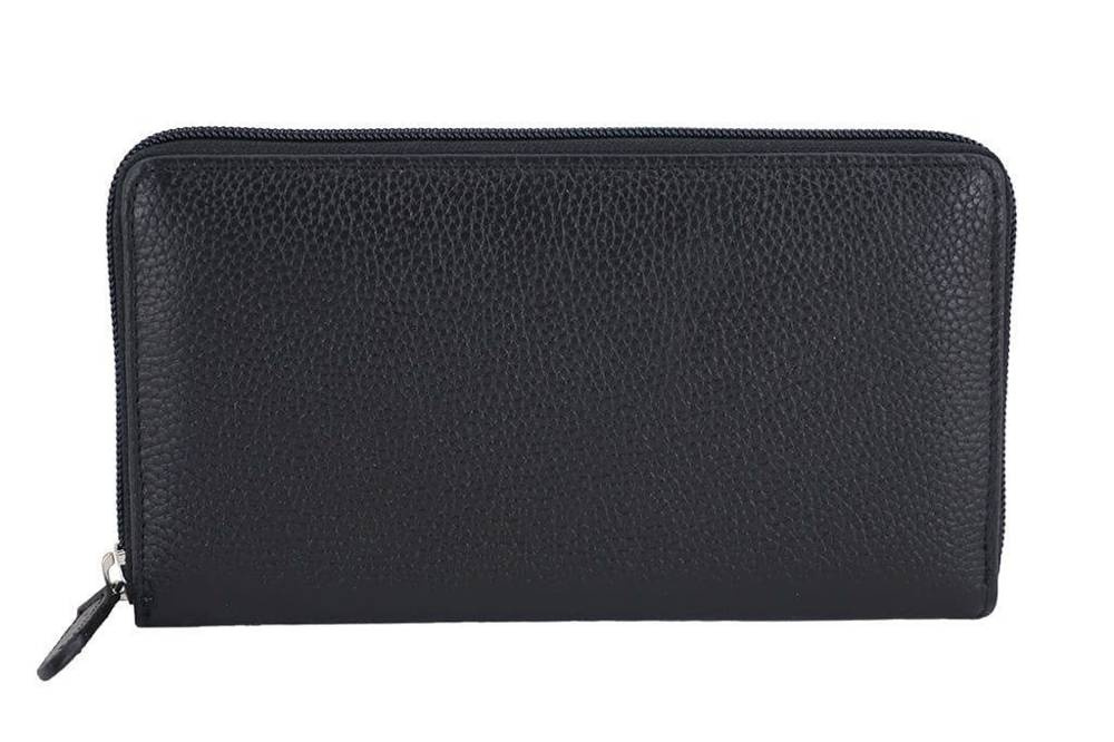 Portfel ze skóry naturalnej damski Barberini's D-8320-1 duży czarny - cecha produktu