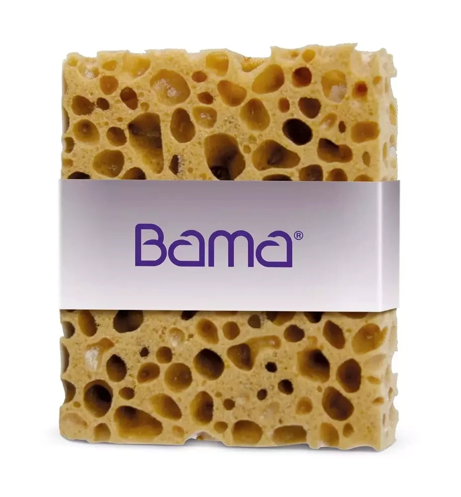 Gąbka do butów Bama - porowata gąbka z banderolą Bama