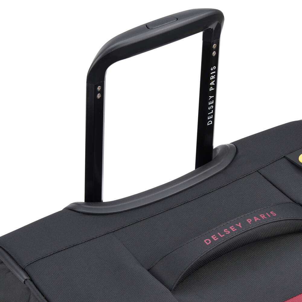 Torba podróżna z materiału unisex Delsey Egoa walizka na 2 kółkach bordowa - cecha produktu