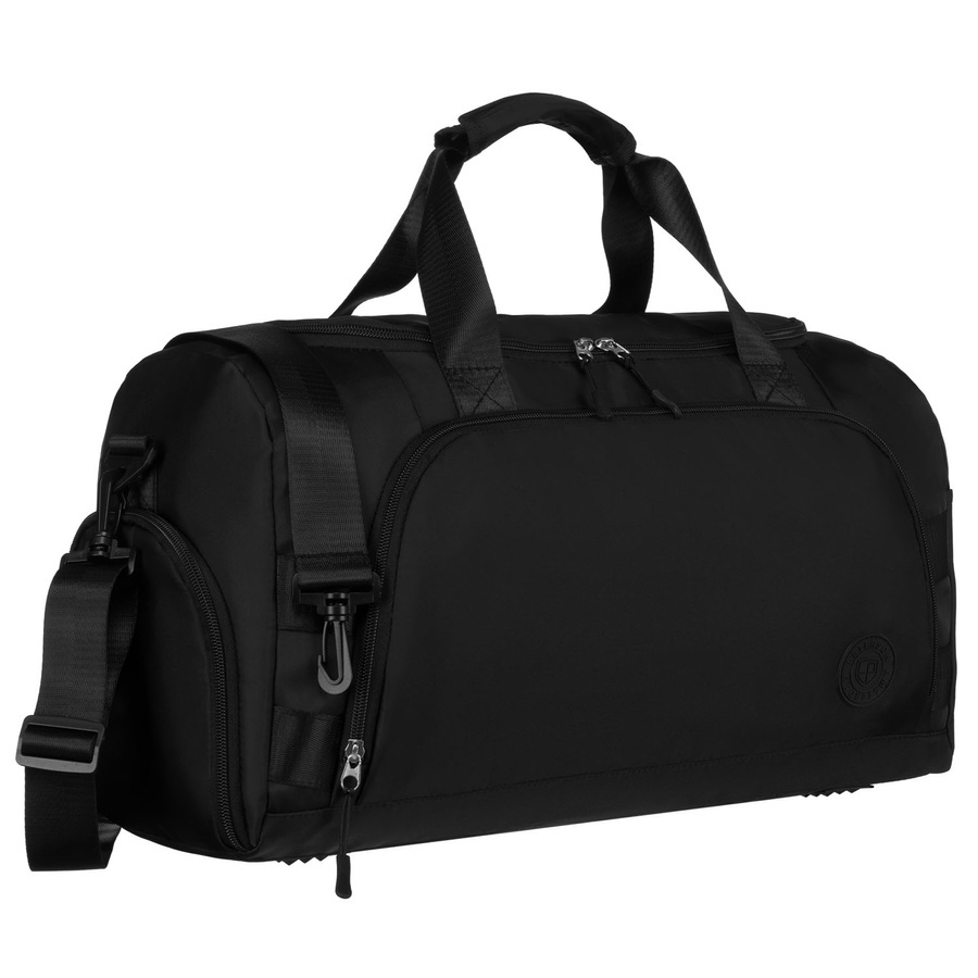Czarna torba Peterson 24427 z komorą na buty