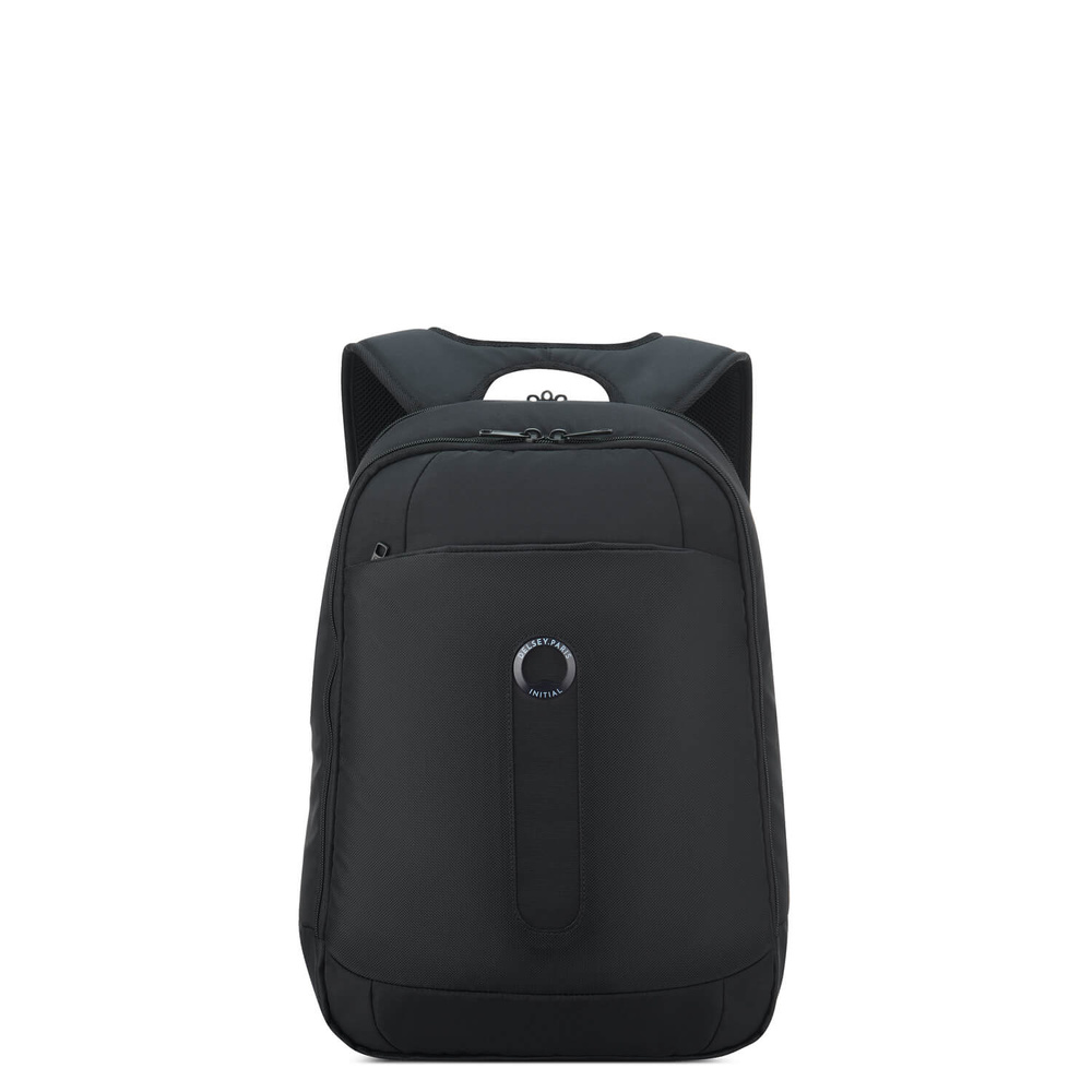 Plecak miejski materiałowy unisex Delsey Datum dwukomorowy na laptopa czarny - cecha produktu