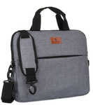 Torba na laptopa szara do szkoły — Peterson PTN GBP-17