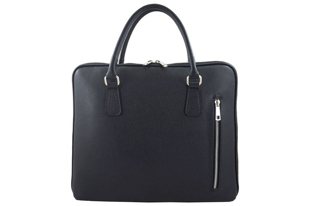 Torba z naturalnej skóry damska Barberini's 899-1 aktówka na laptopa A4 czarna - cecha produktu