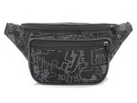 Nerka z cordury Krateczka P40 czarno-szara w graffiti