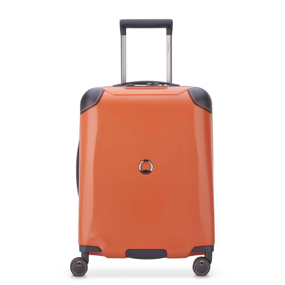 Walizka kabinowa z tworzywa unisex Delsey Cactus Slim mała twarda 55 cm pomarańczowa - cecha produktu