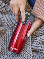 Kubek termiczny czerwony - Contigo West Loop 2.0 470ml