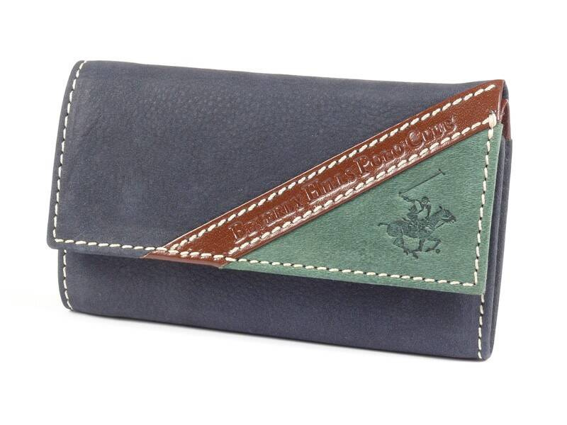 Skórzane etui na klucze kolorowe - Beverly Hills Polo Club BH-375 BL - cecha produktu
