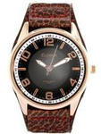 Zegarek męski elegancki Extreim EXT-Y017A-3A brązowy