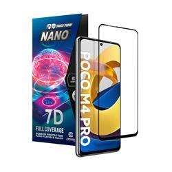 Niepękające szkło hybrydowe 9H na cały ekran POCO M4 Pro 5G Crong 7D Nano Flexible Glass