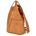 Plecak damski zamszowy Vera Pelle T53 camel