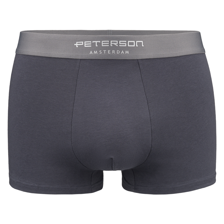 Czarno-szare bokserki Peterson B01XL z bliska