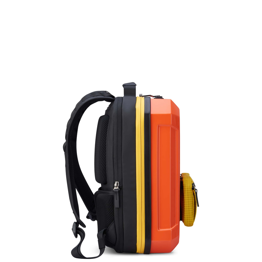 Plecak z poliestru unisex Delsey Rempart EXP Hybrid na laptopa pomarańczowy - cecha produktu