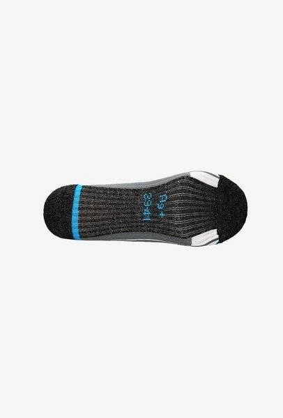 Szaro-turkusowe skarpety Gatta Active SOCKS RUN 39/41 od spodu, z czarną podeszwą i turkusowym paskiem przy ściągaczu