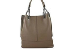 Torebka damska shopper Barberini's 810-9 ciemnobeżowa