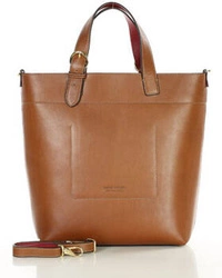 Duża torebka damska shoppperka do ręki brązowa - MARCO MAZZINI G12396b