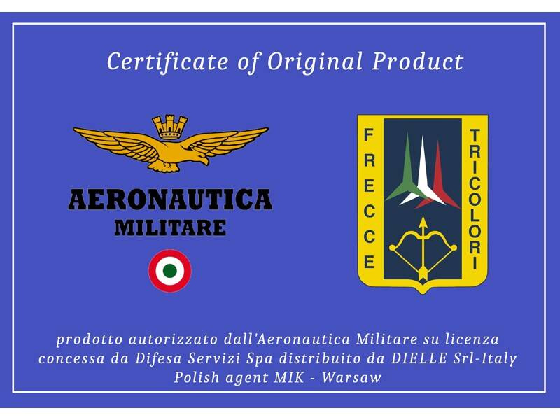 Plecak miejski na laptopa granatowy - Aeronautica Militare 543 New City - komora na laptopa i wnętrze