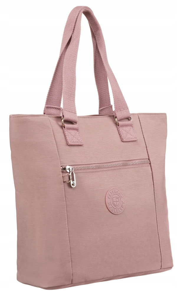 Liliowy nylonowy shopper damski Peterson 3301-CO