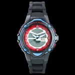 Zegarek damski sportowy Oceanic AD1035 czarno-niebieski