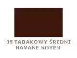 Krem do renowacji do skór gładkich Saphir brązowy - próbnik koloru z podpisem 35 Tabakowy średni / Havane moyen