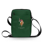 Listonoszka nylonowa unisex US Polo Assn USTB8PUGFLGN saszetka mała zielona