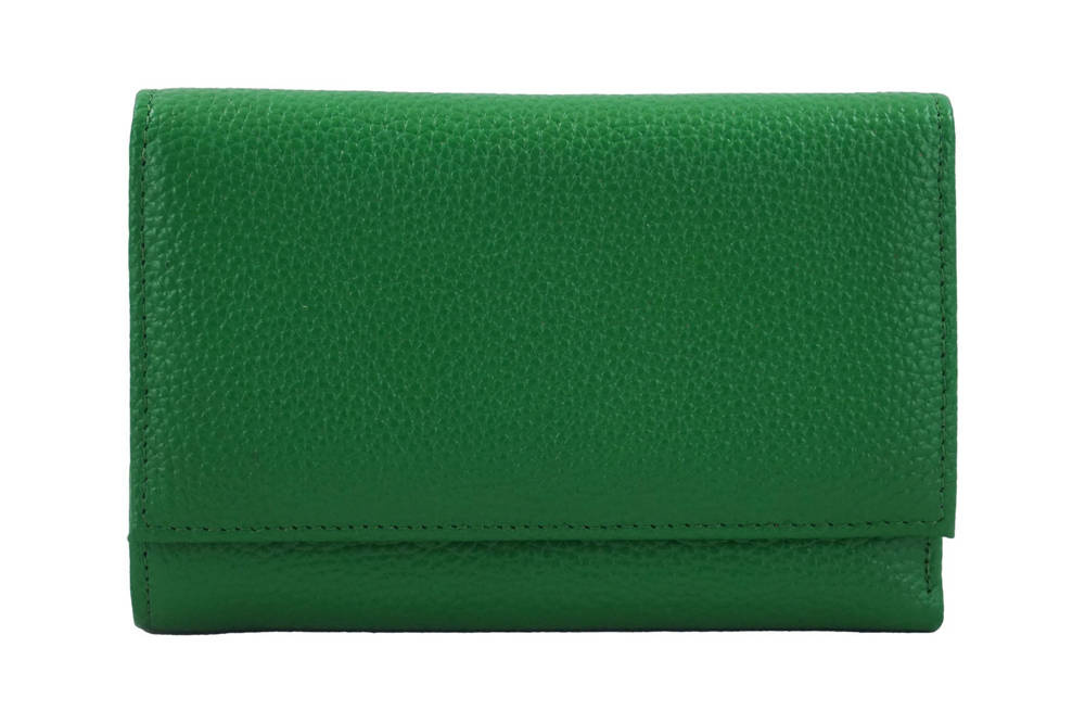 Portfel ze skóry naturalnej damski Barberini's D-1089-38 średni zielony - cecha produktu