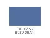 Krem do renowacji do skór gładkich Saphir niebieski - próbnik koloru z podpisem 90 Jeans / Bleu jean