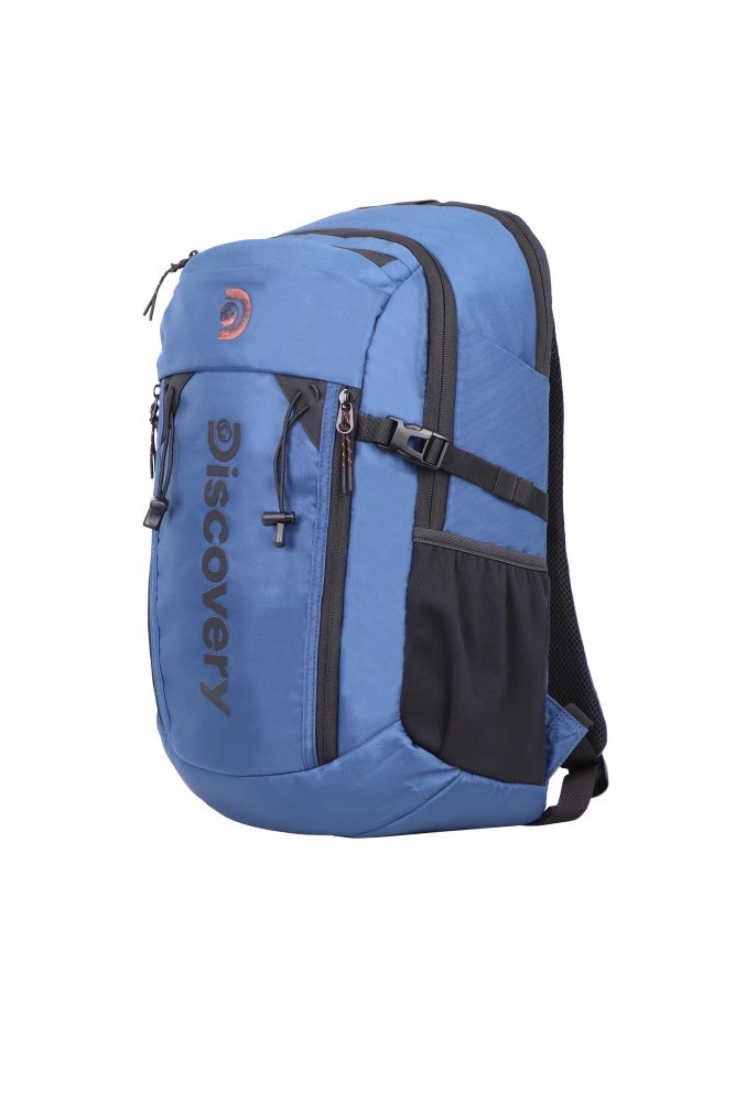Plecak turystyczny z poliestru unisex Discovery PATH podróżny duży granatowy - widok ogólny produktu