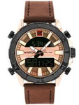 Zegarek męski Naviforce NF9114 brązowy z różowym złotem