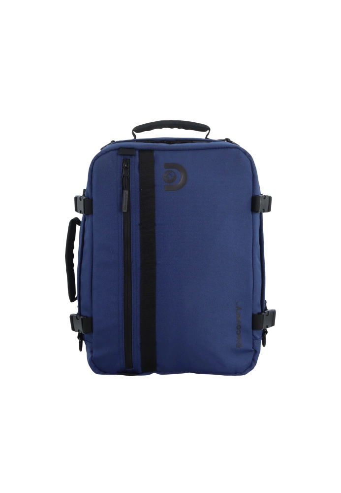 Plecak kabinowy materiałowy unisex Discovery ANDES D00403 podróżna torba granatowa - cecha produktu
