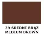 Farba do skóry gładkiej Tarrago średniobrązowa - próbnik koloru 39 średni brąz / medium brown